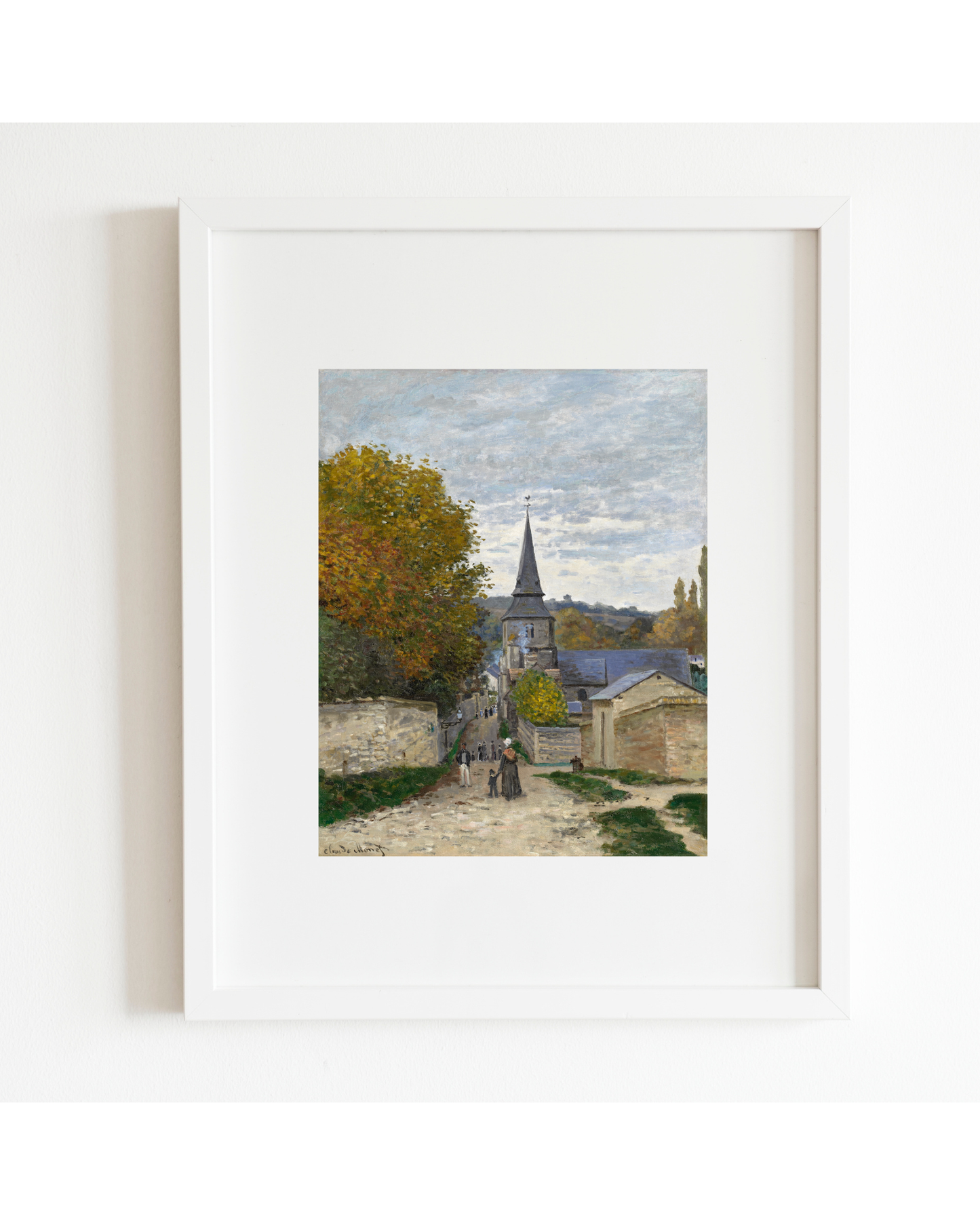 Street in Sainte-Adresse Antique Art Print