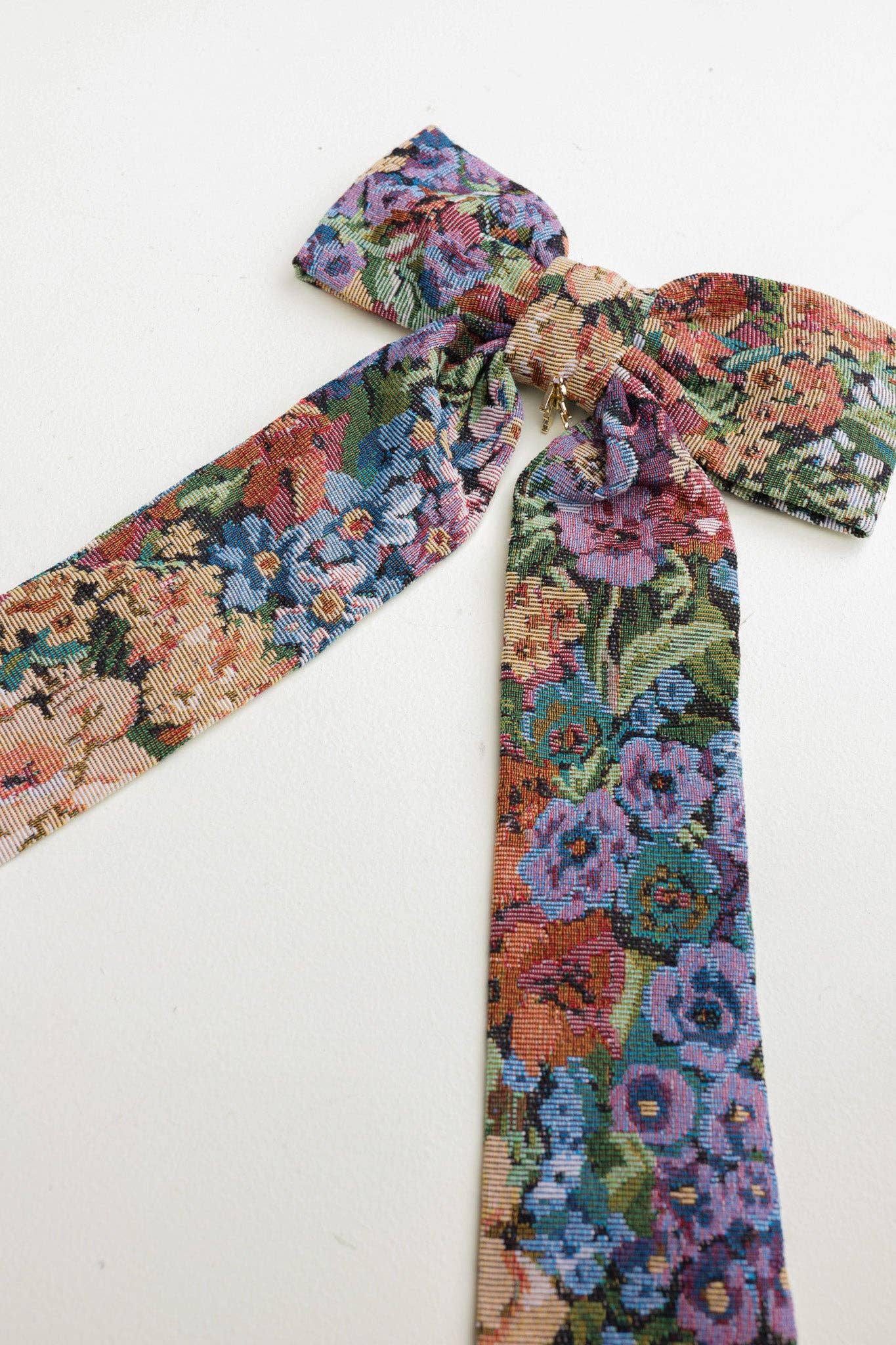 Damask Oversized Hair Bow