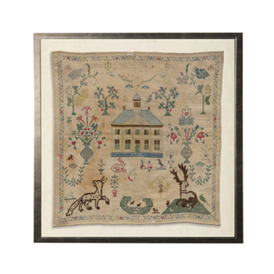 Vintage sampler reproduction print B