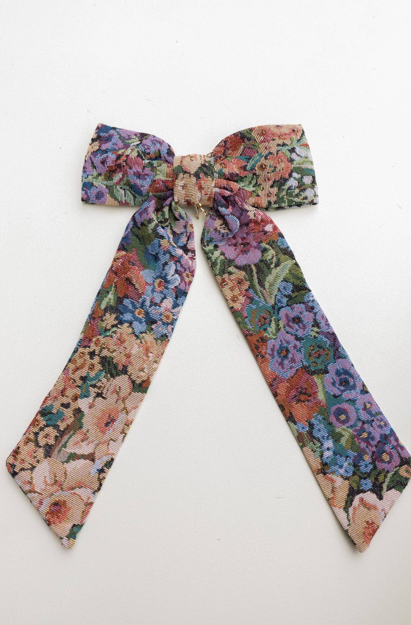 Damask Oversized Hair Bow