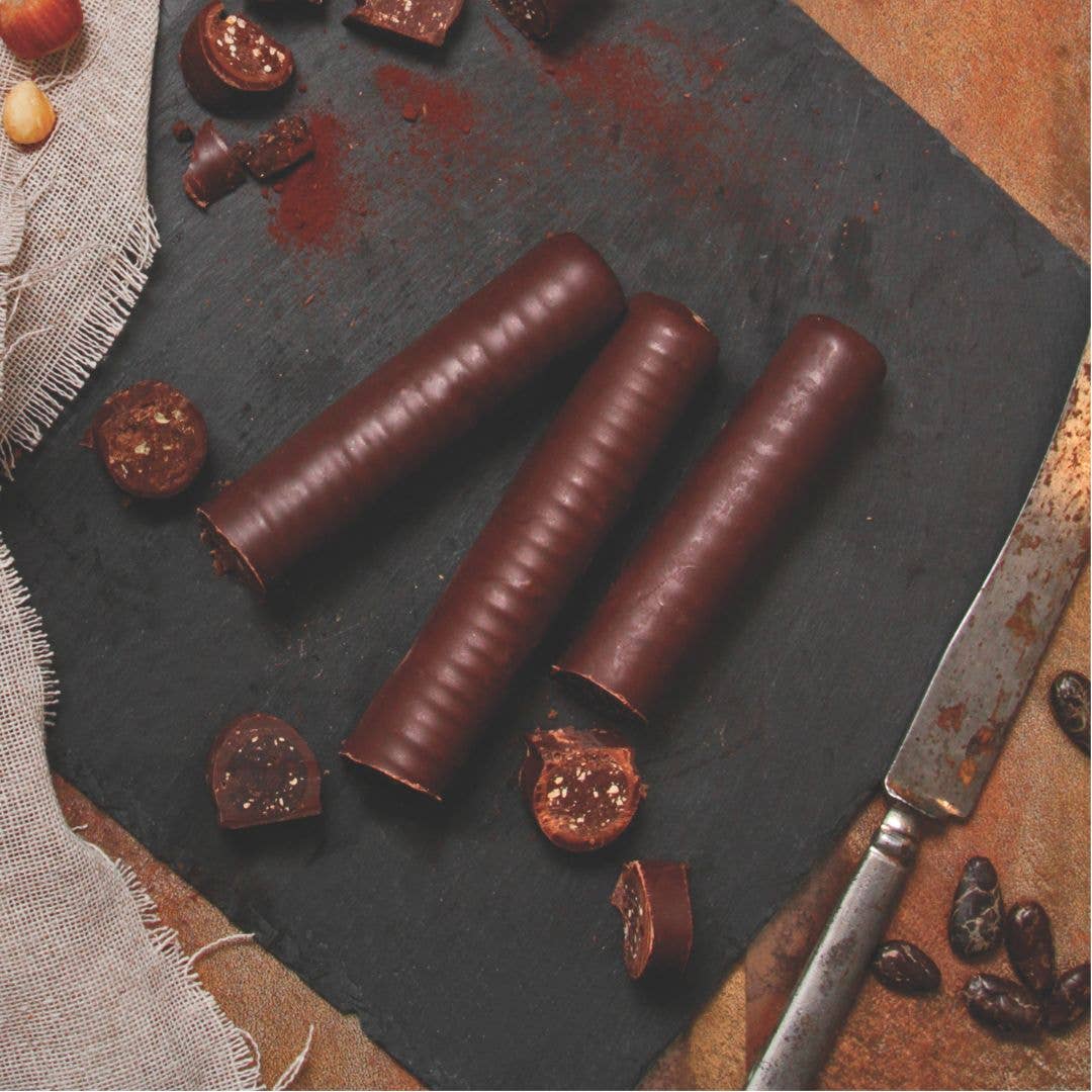 Aromatic Cocoa Chocolate Cigar - Italian Gourmet Chocolate
