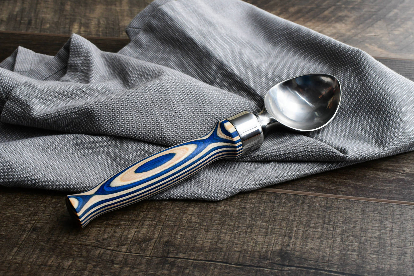 Blue Ice Cream Scoop
