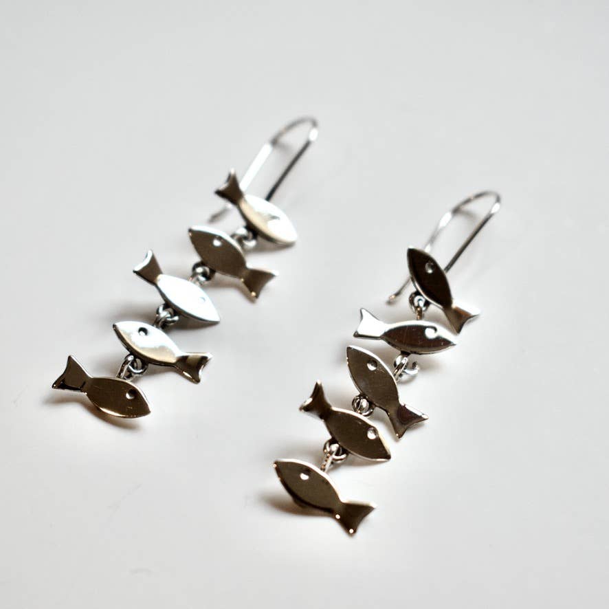 Mino Fish Dangle Earrings