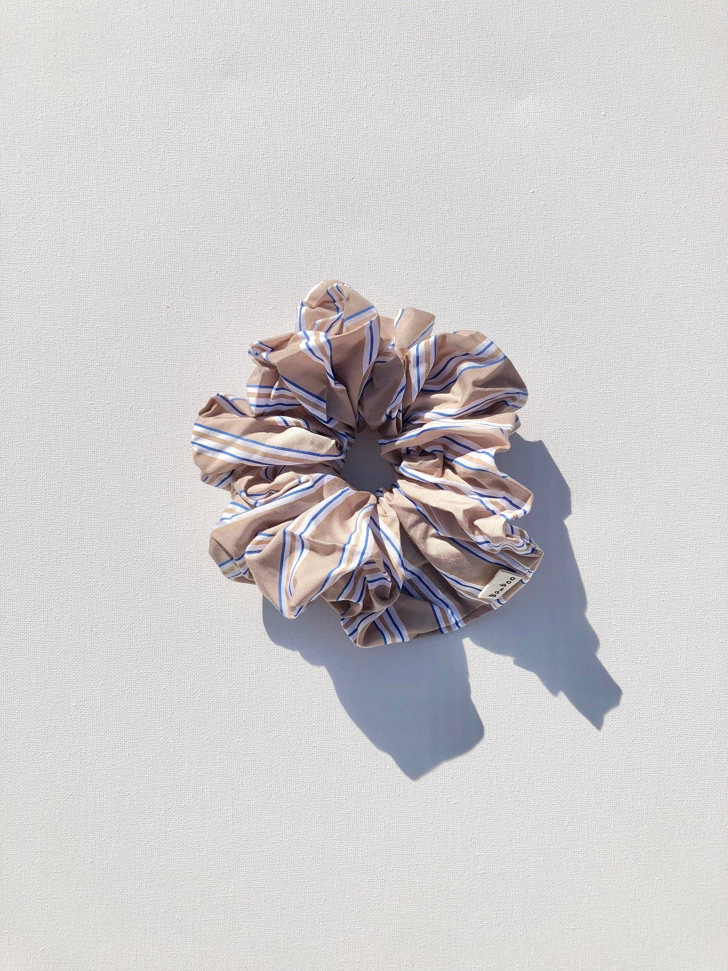 SMART STRIPE SCRUNCHIES: Peach / 19cm