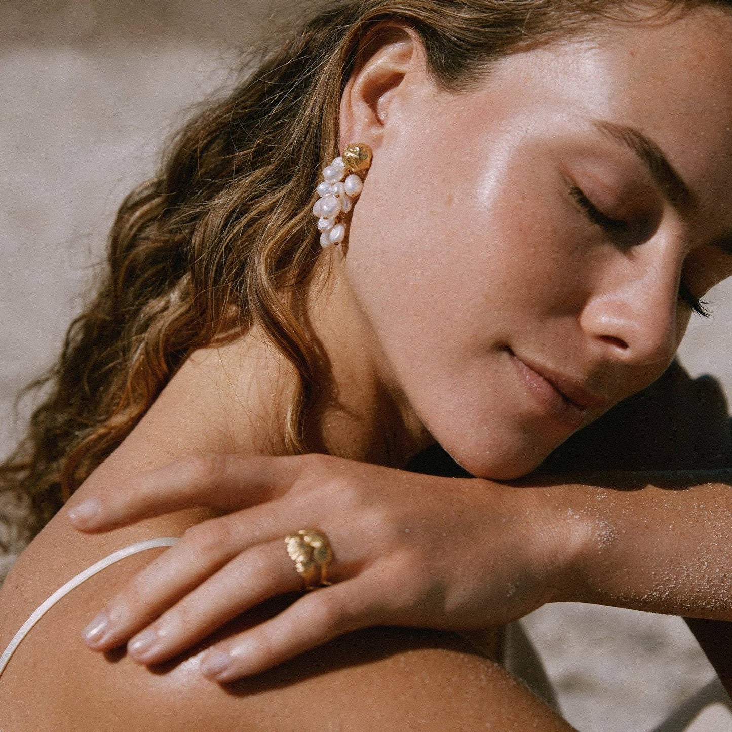 Grappa Earrings | Jewelry Gold Gift Waterproof