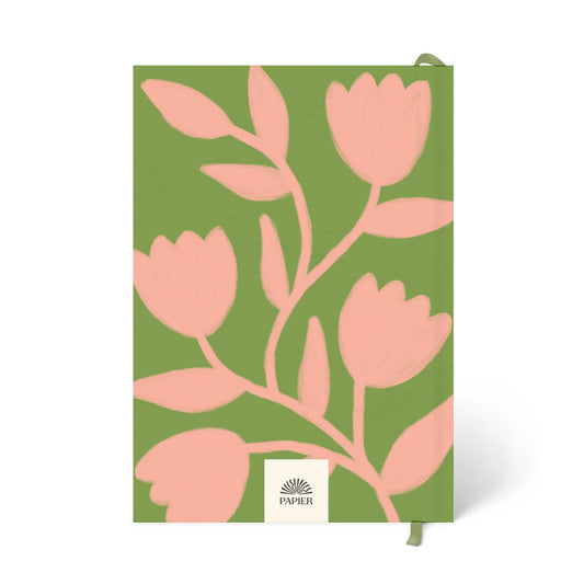 Tulip Block A5 Hardcover Guided Wellness Journal