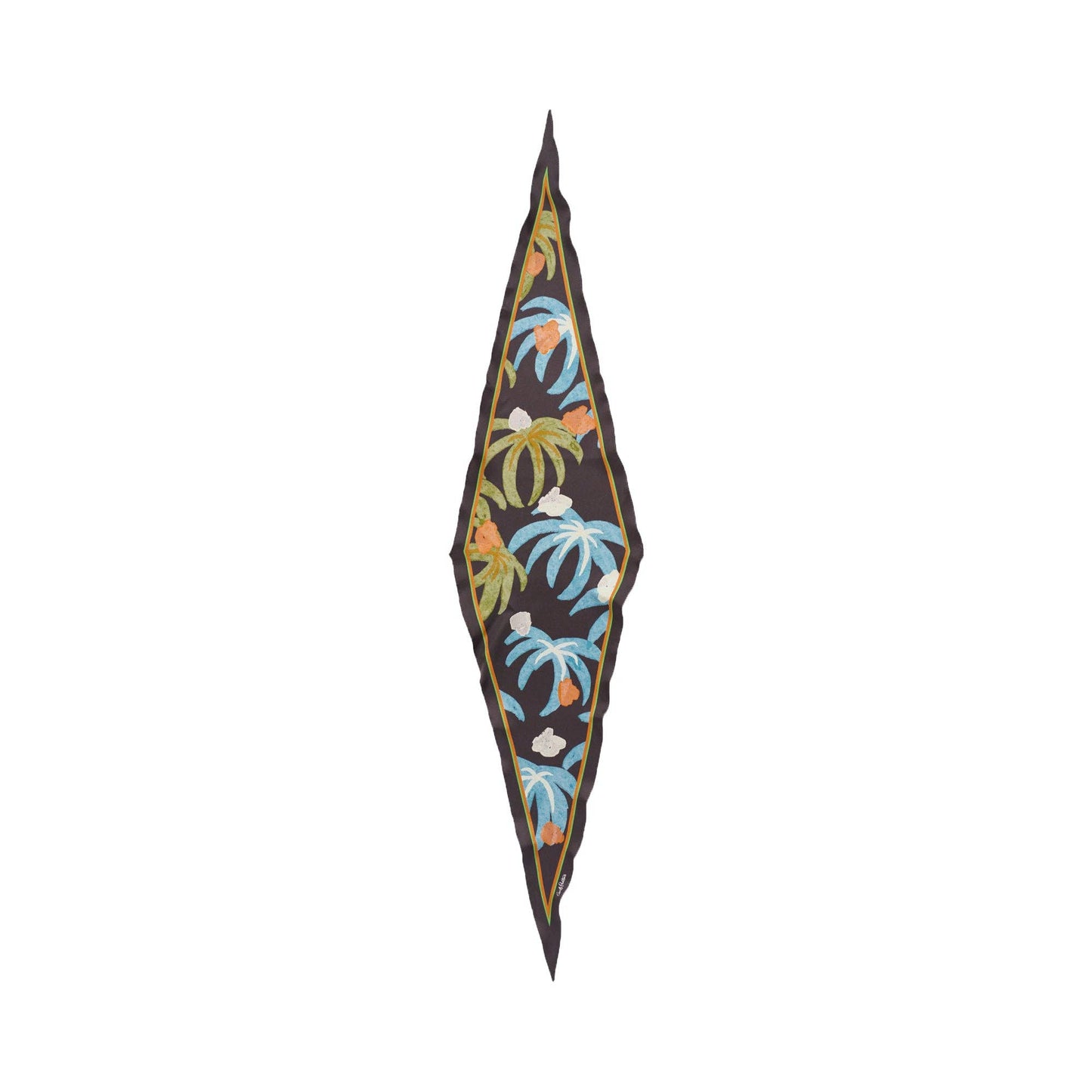 "Ethereal Mirage" Silk Diamond Neckerchief