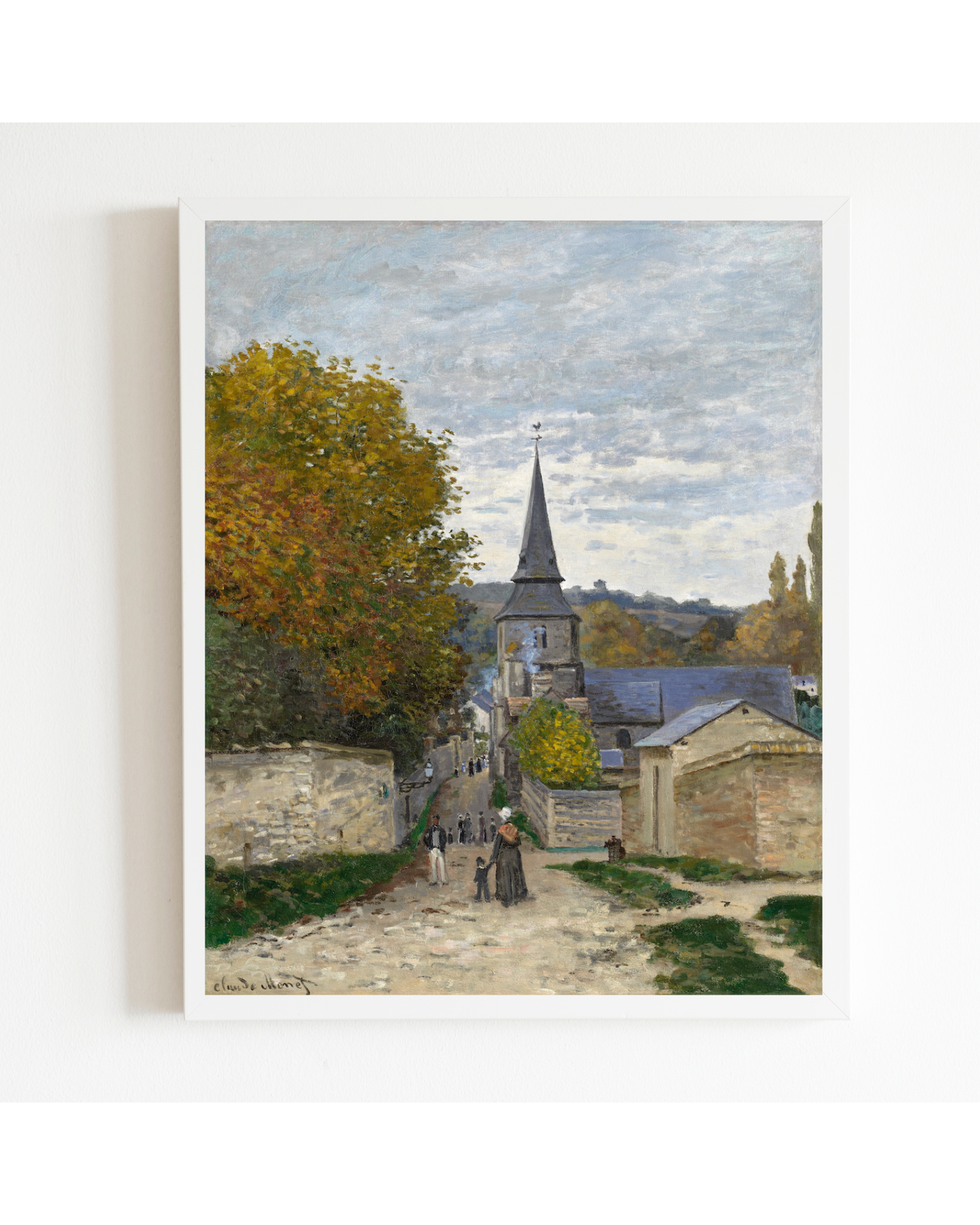 Street in Sainte-Adresse Antique Art Print
