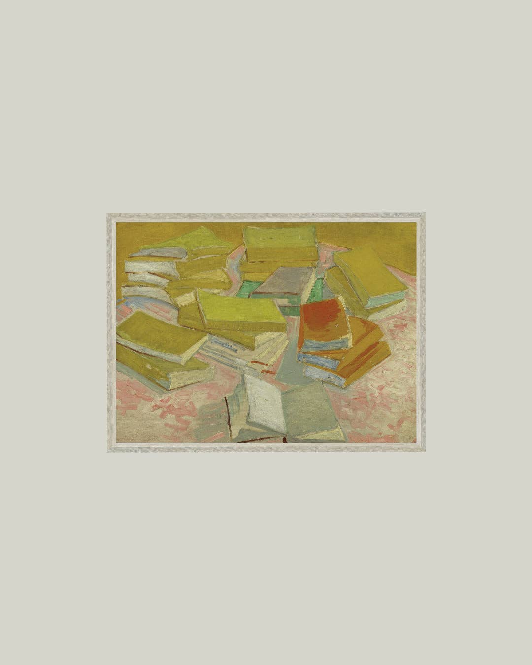 Piles of French Novels: 21x17