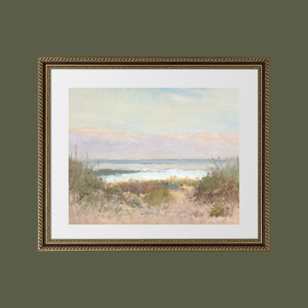 Beach Antique Print