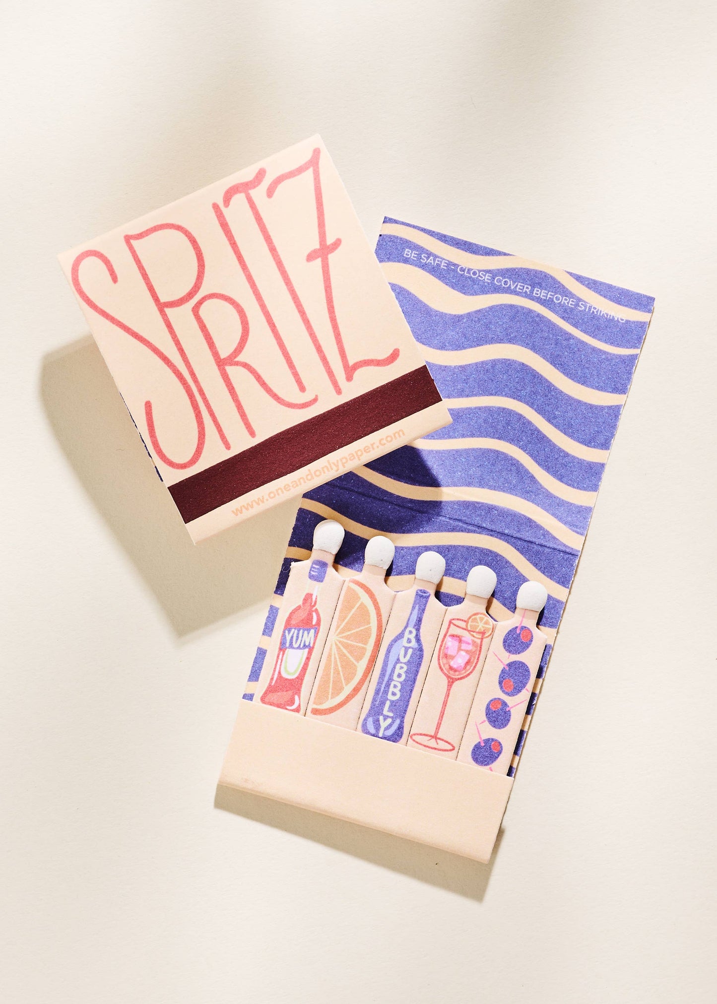 Spritz Italian Summer Printed 10 Stem Matchbooks