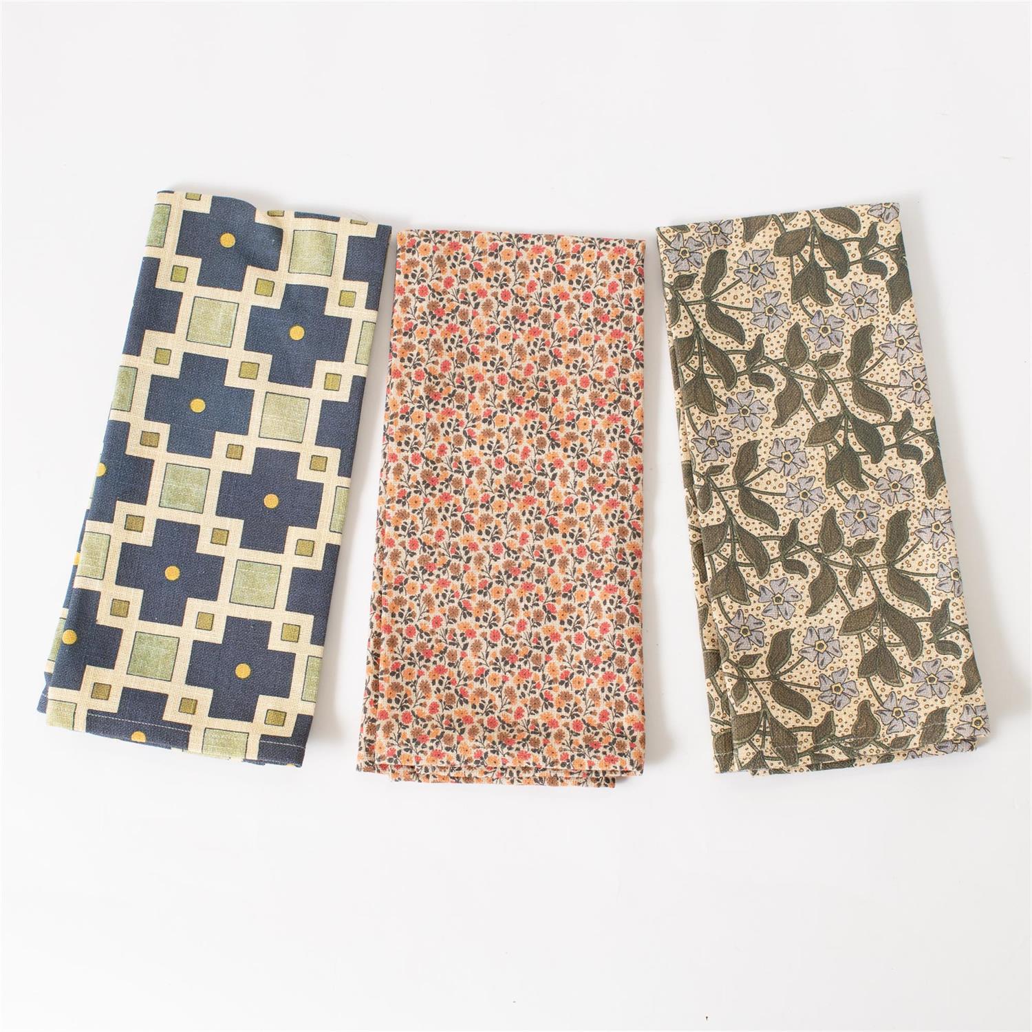 Patterned Tea Towels - 3 Styles