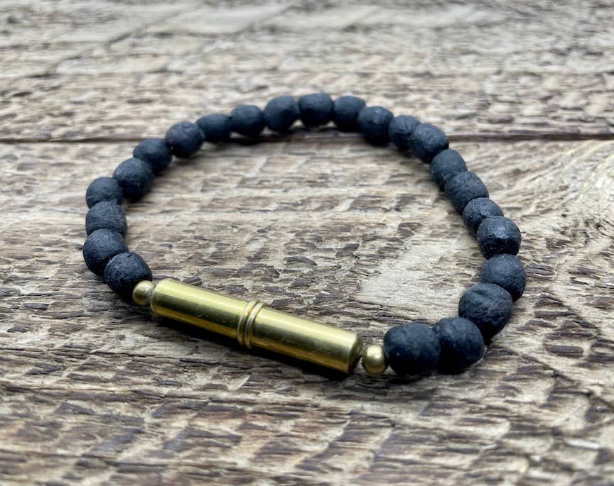 Flint Beaded Single Bracelet