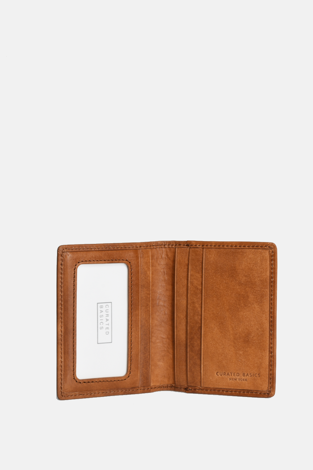 Slim Bi-fold Wallet: Brown