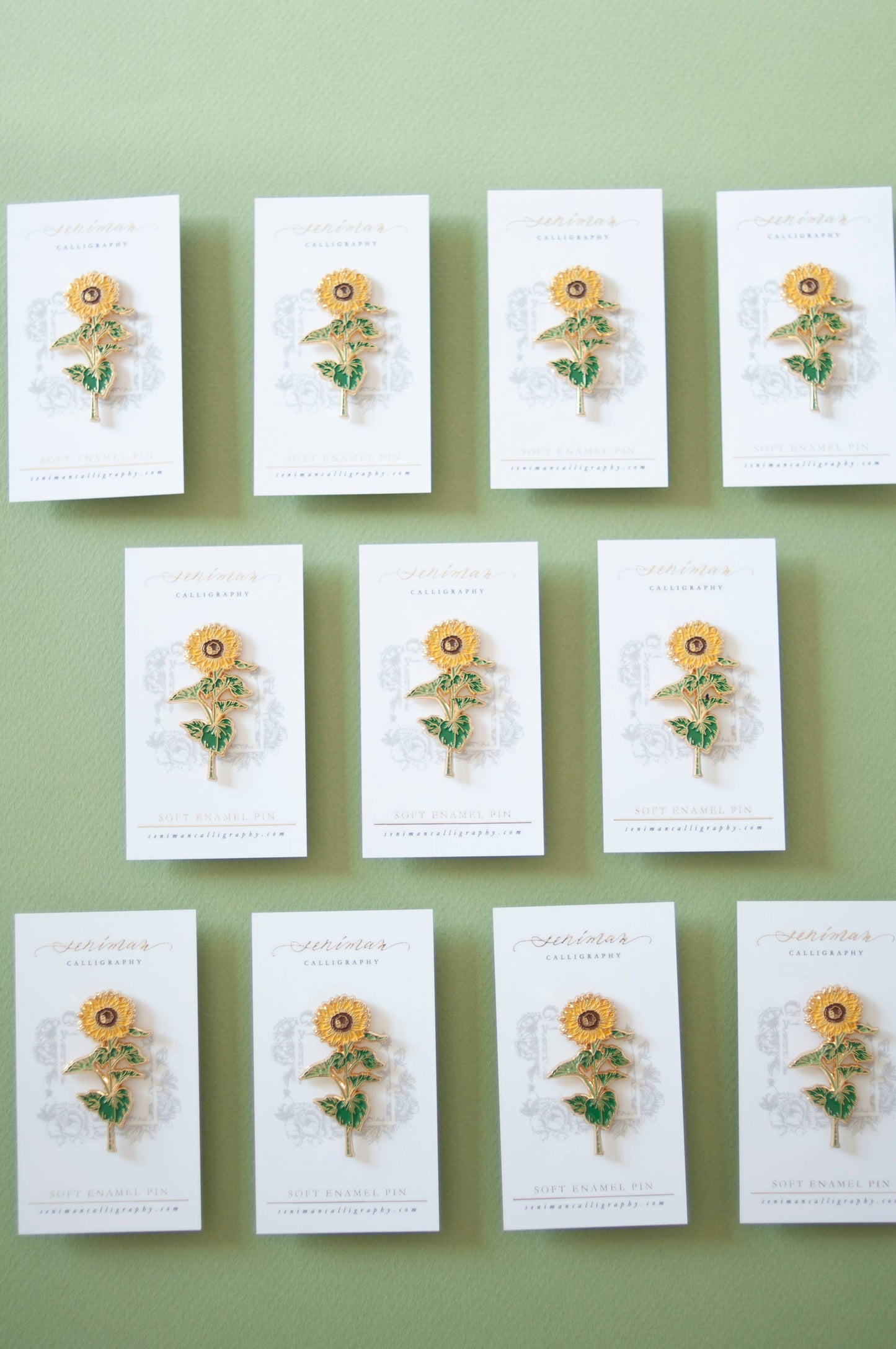 Sunflower Enamel Pin