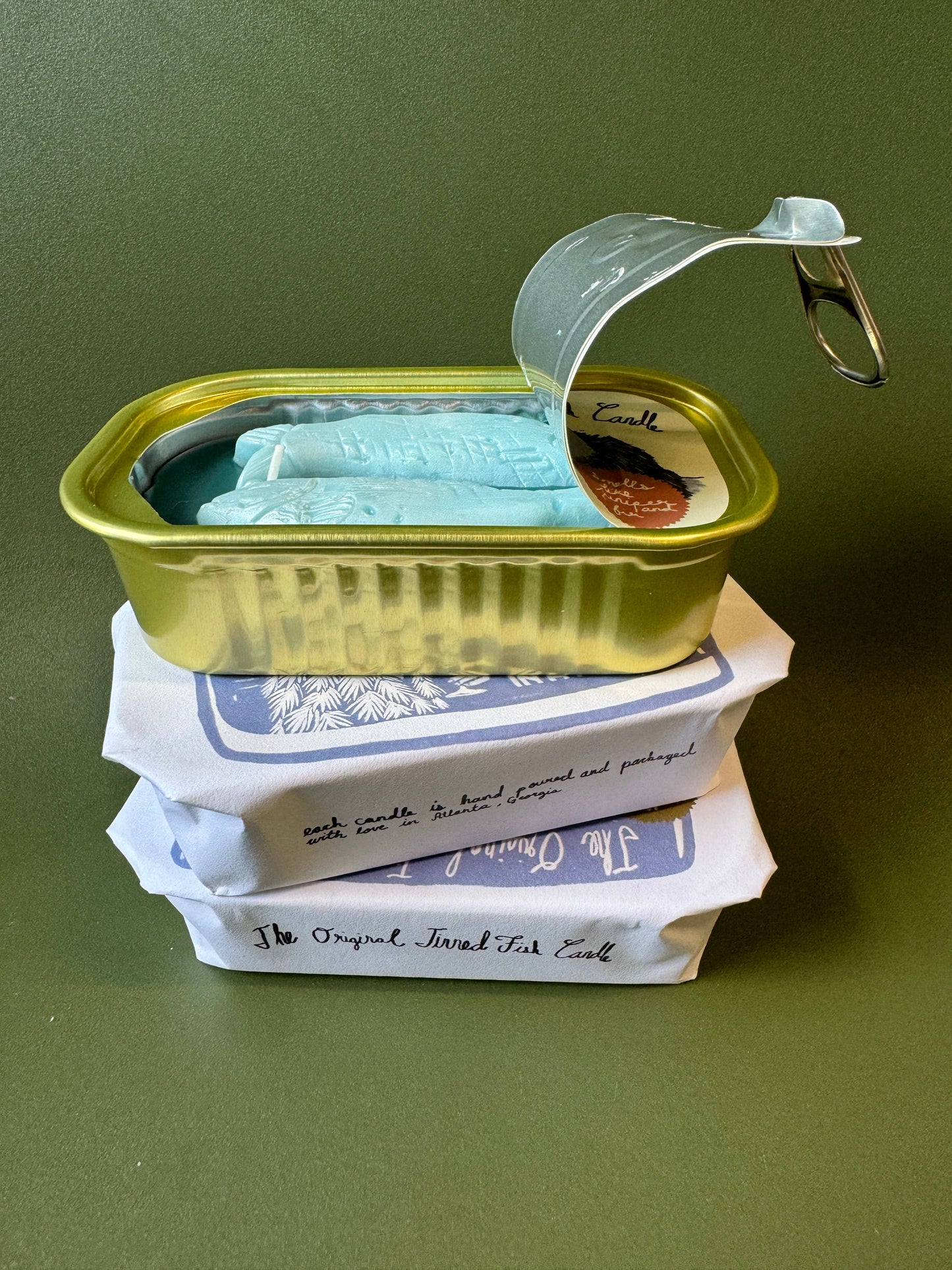 Tinned Fish Candle - Juniper and Fraser Fir Pre- Order 