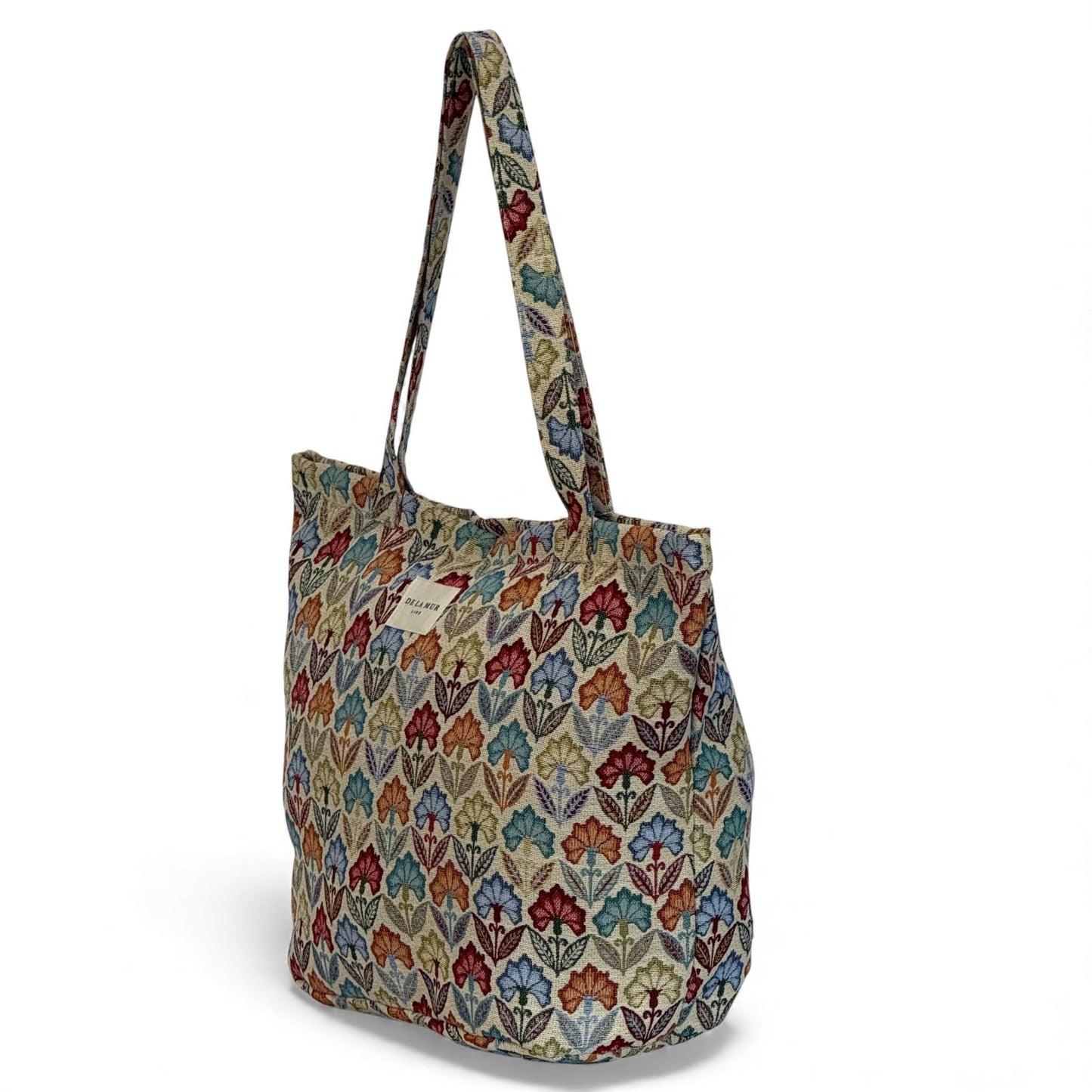 Zippered Bag in Flora - Large