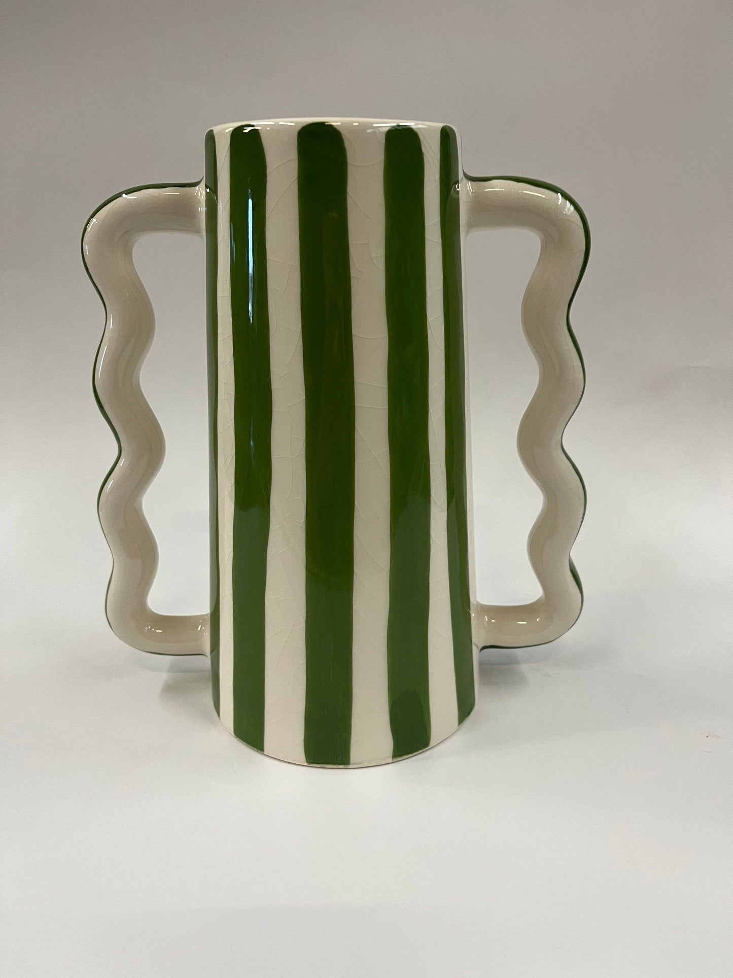 Squiggle Vase Small: Orange