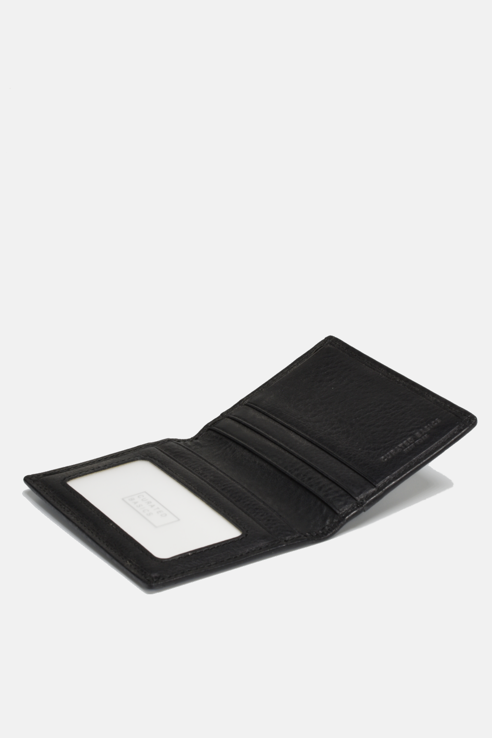 Slim Bi-fold Wallet: Black