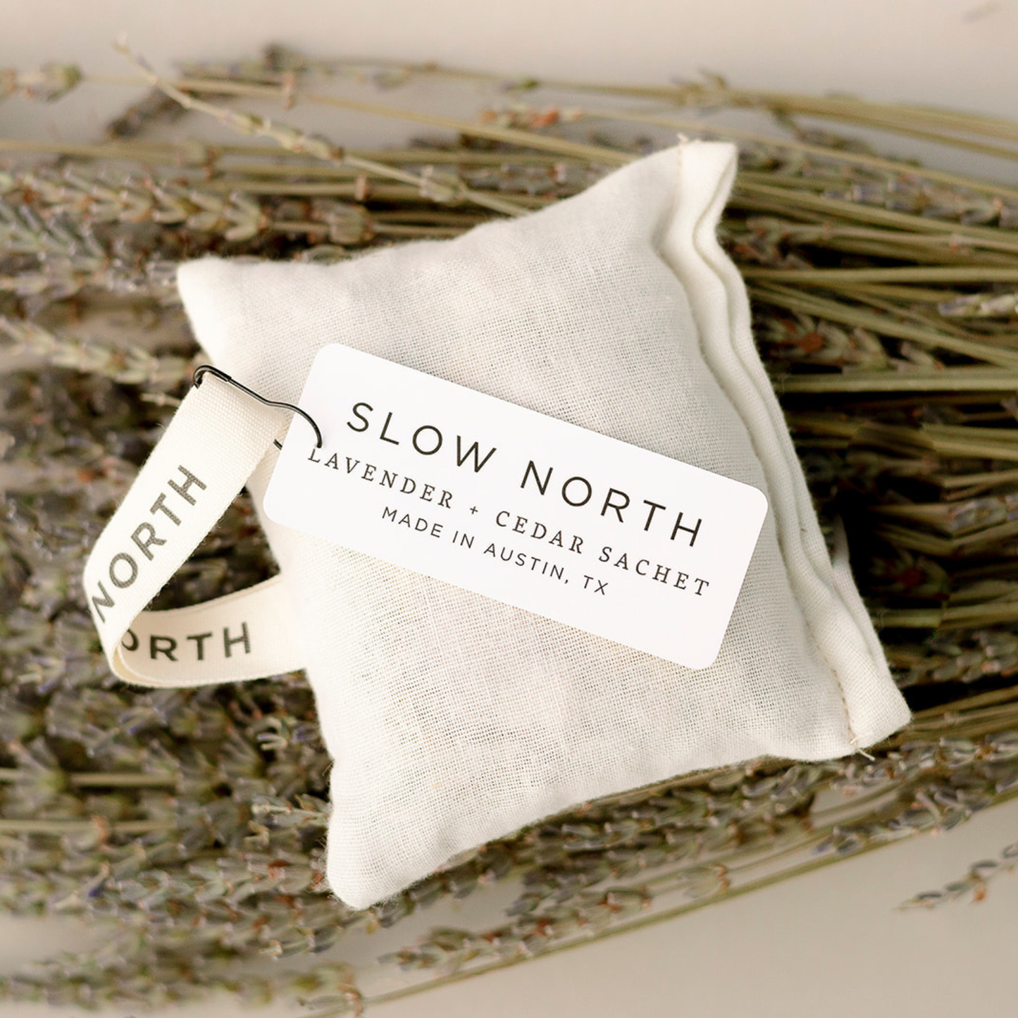 Lavender + Cedar Sachet Pouch - Cotton Natural