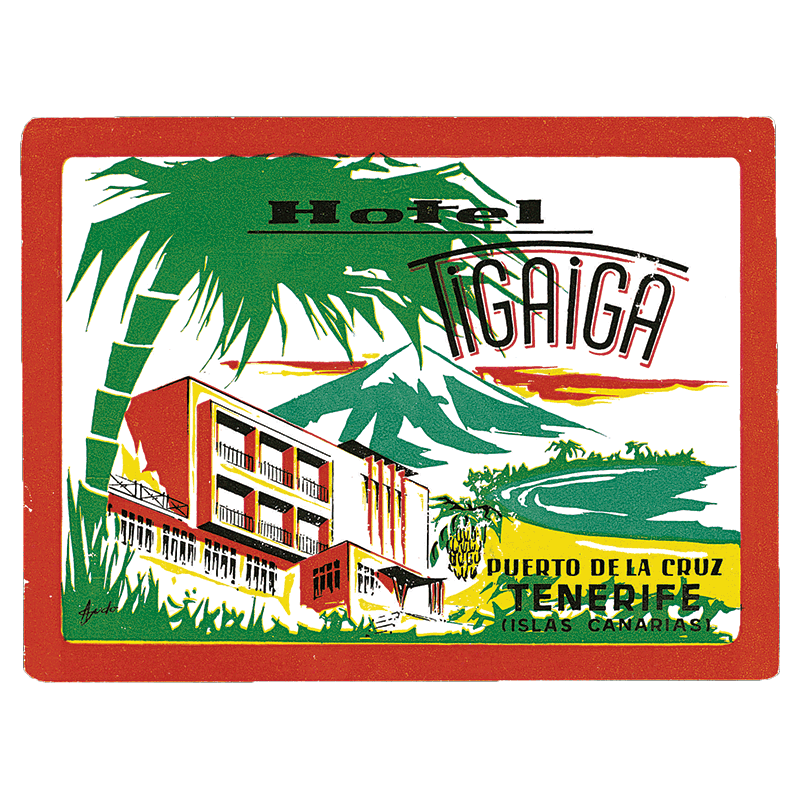 Sunny Climes - Travel Label Sticker Box