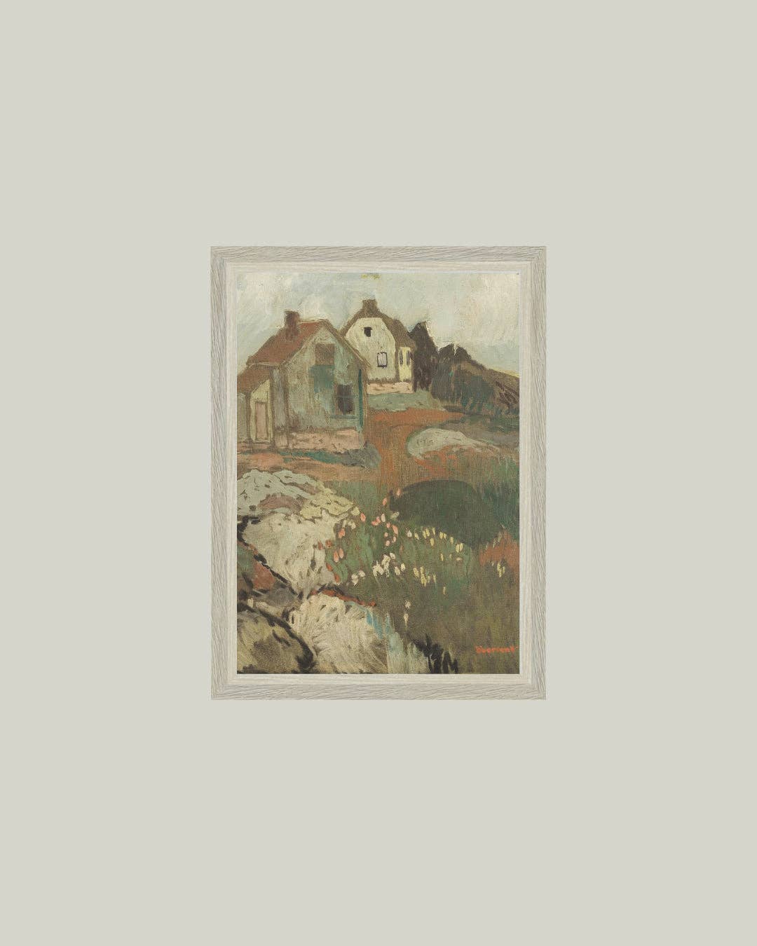 Landscape with Houses: 11x15