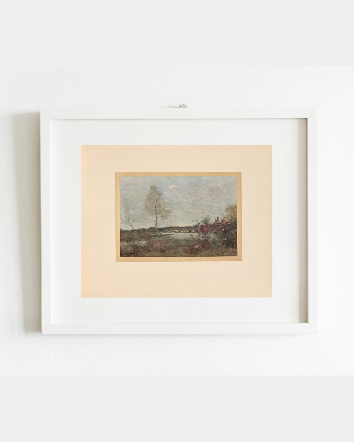 French Landscape I Antique Art Print