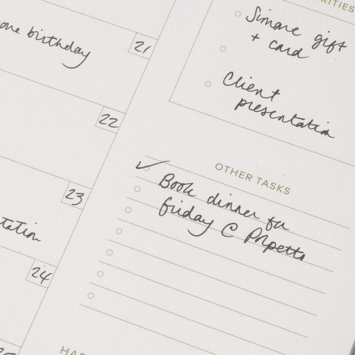 Productivity Weekly Planning Pad, Undated - Picnic