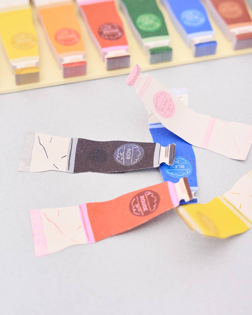 Sticky Tab Notes, Oil Paint