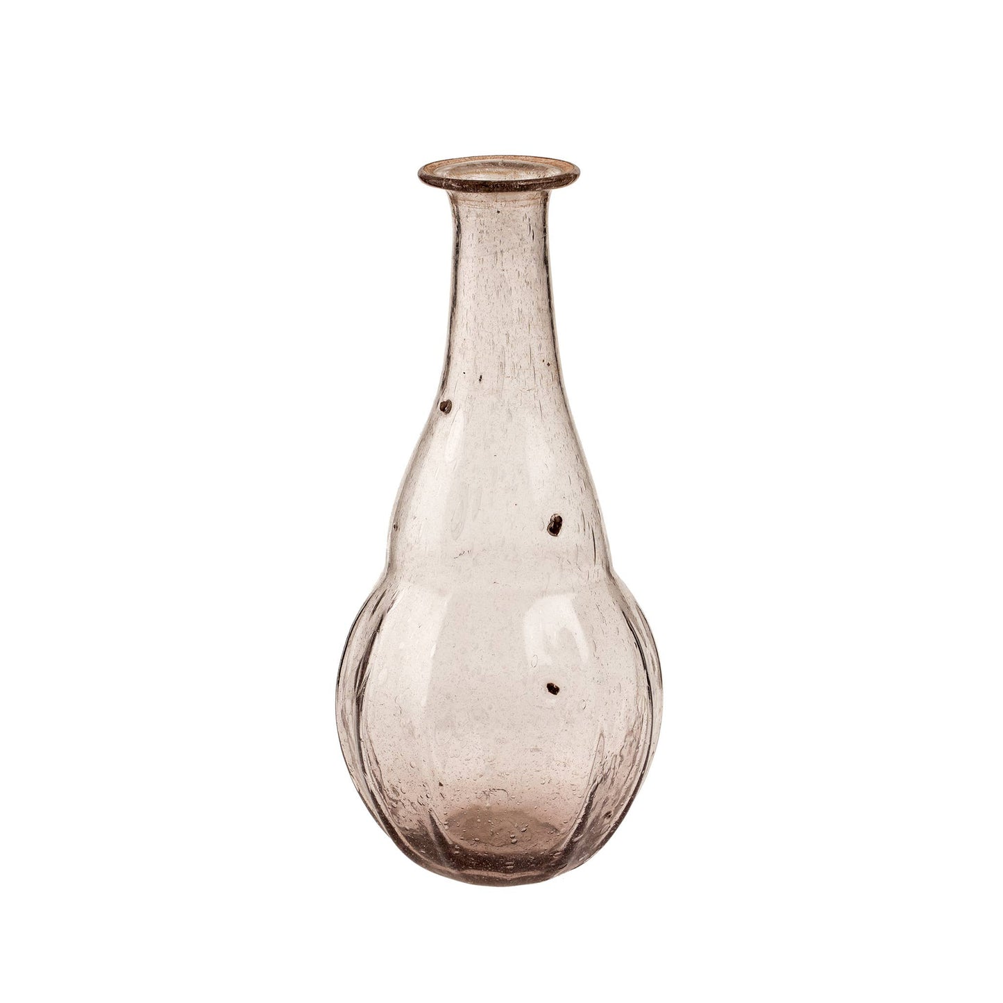 Recycled Glass Bottle Vase S, Light Purple