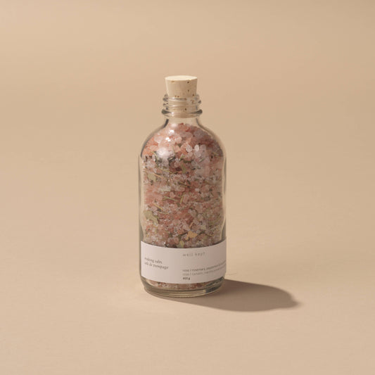 Soaking Salts - Rose - 450g (all-natural, handmade)