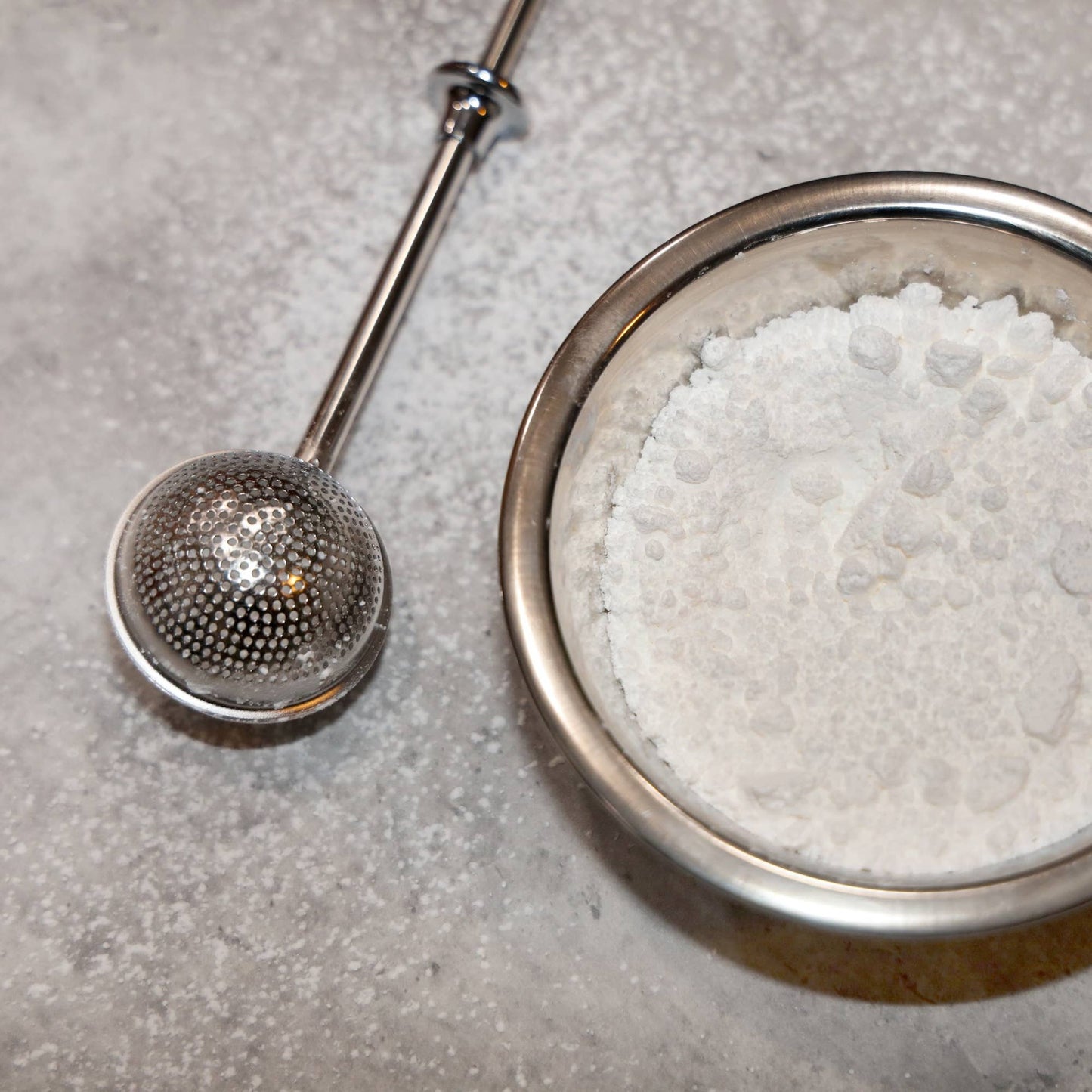 Tea Infuser, Sugar, and Flour Duster