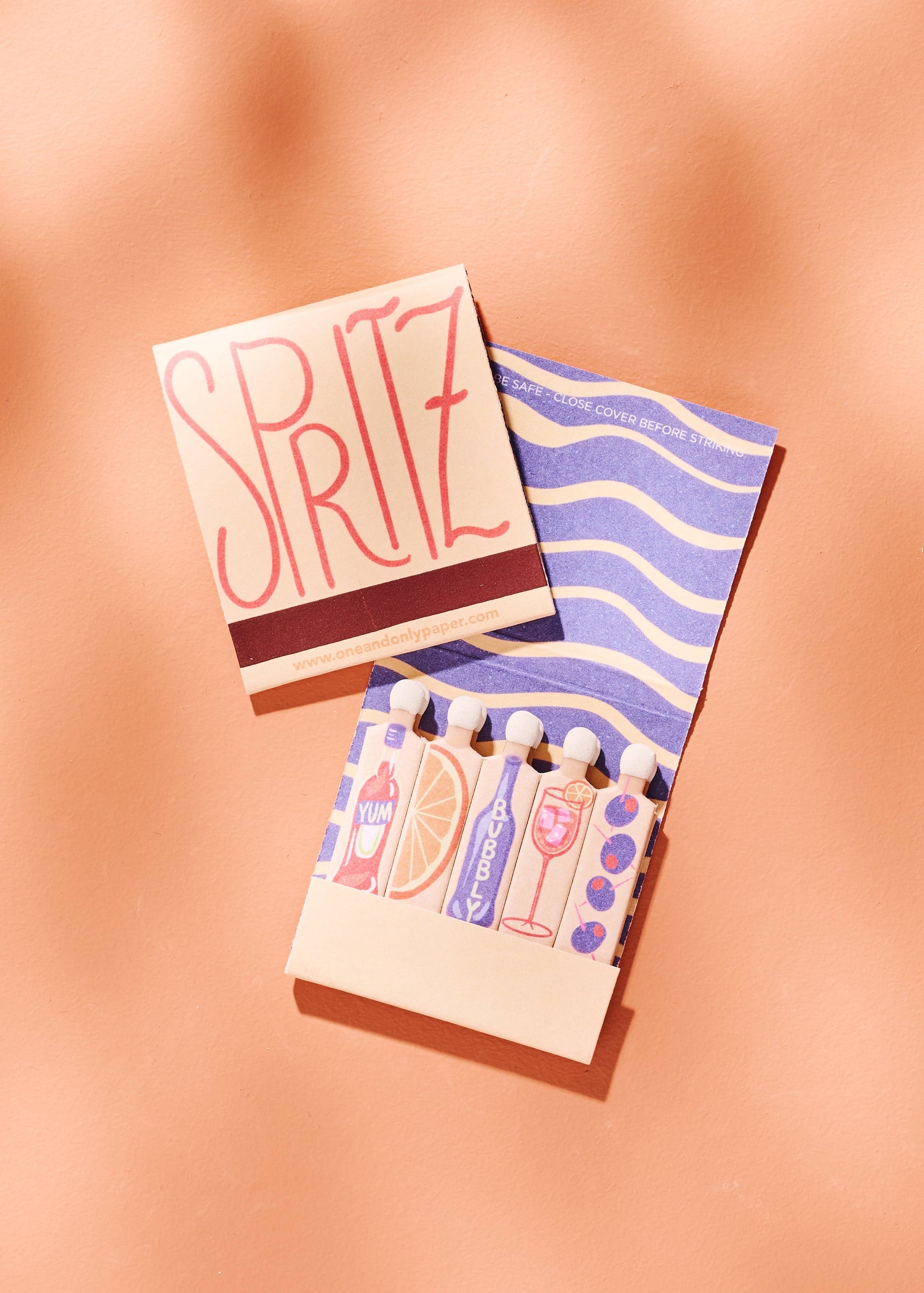Spritz Italian Summer Printed 10 Stem Matchbooks