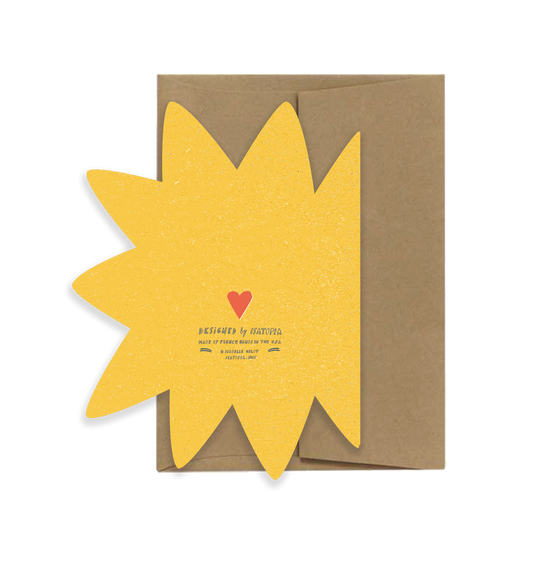 Star Blink Die Cut Card