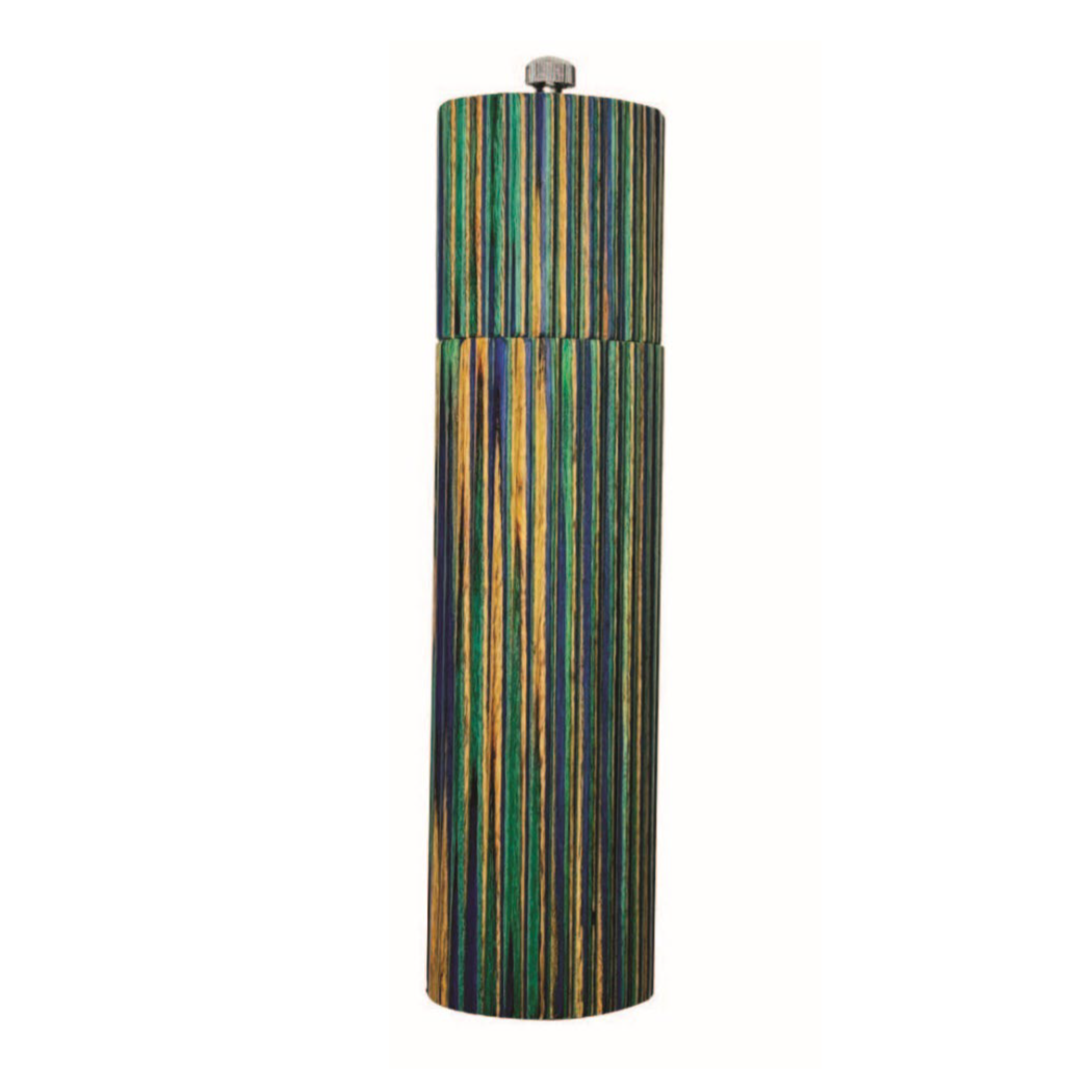 8" Peacock Pakka Pepper Mill  - Splined