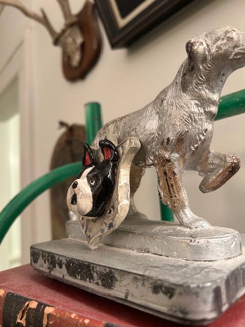 Boston Terrier on a Plaque