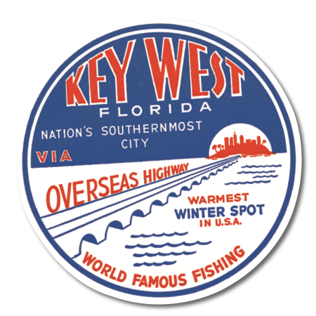 American Byways - Travel Label Sticker Box