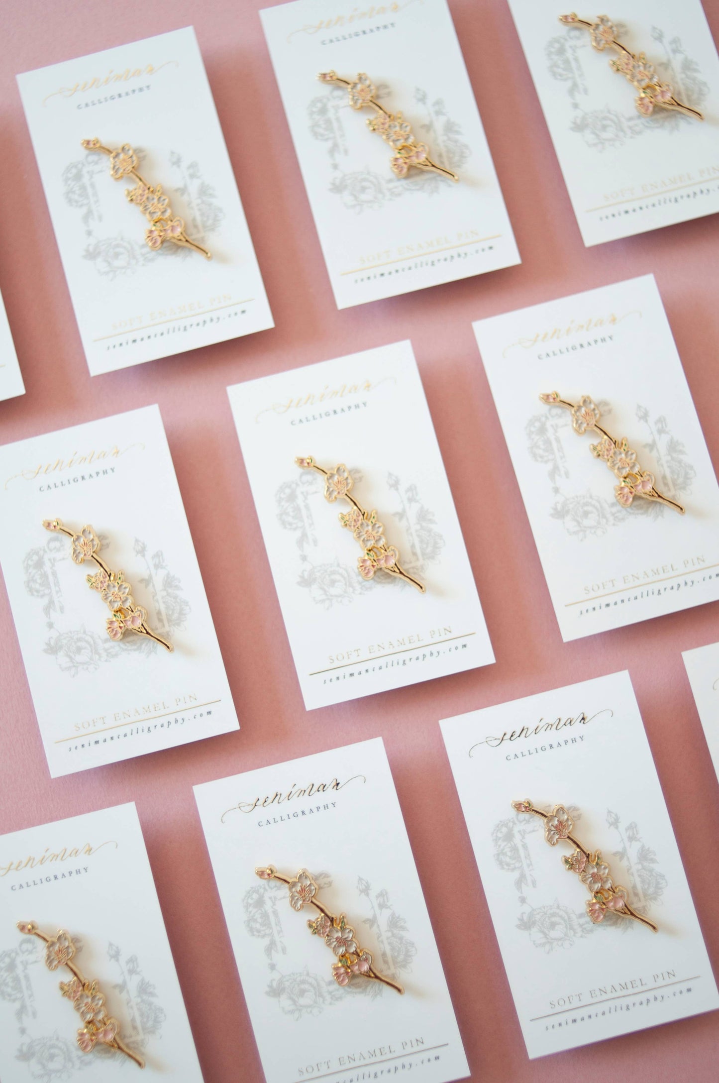 Cherry Blossom Enamel Pin