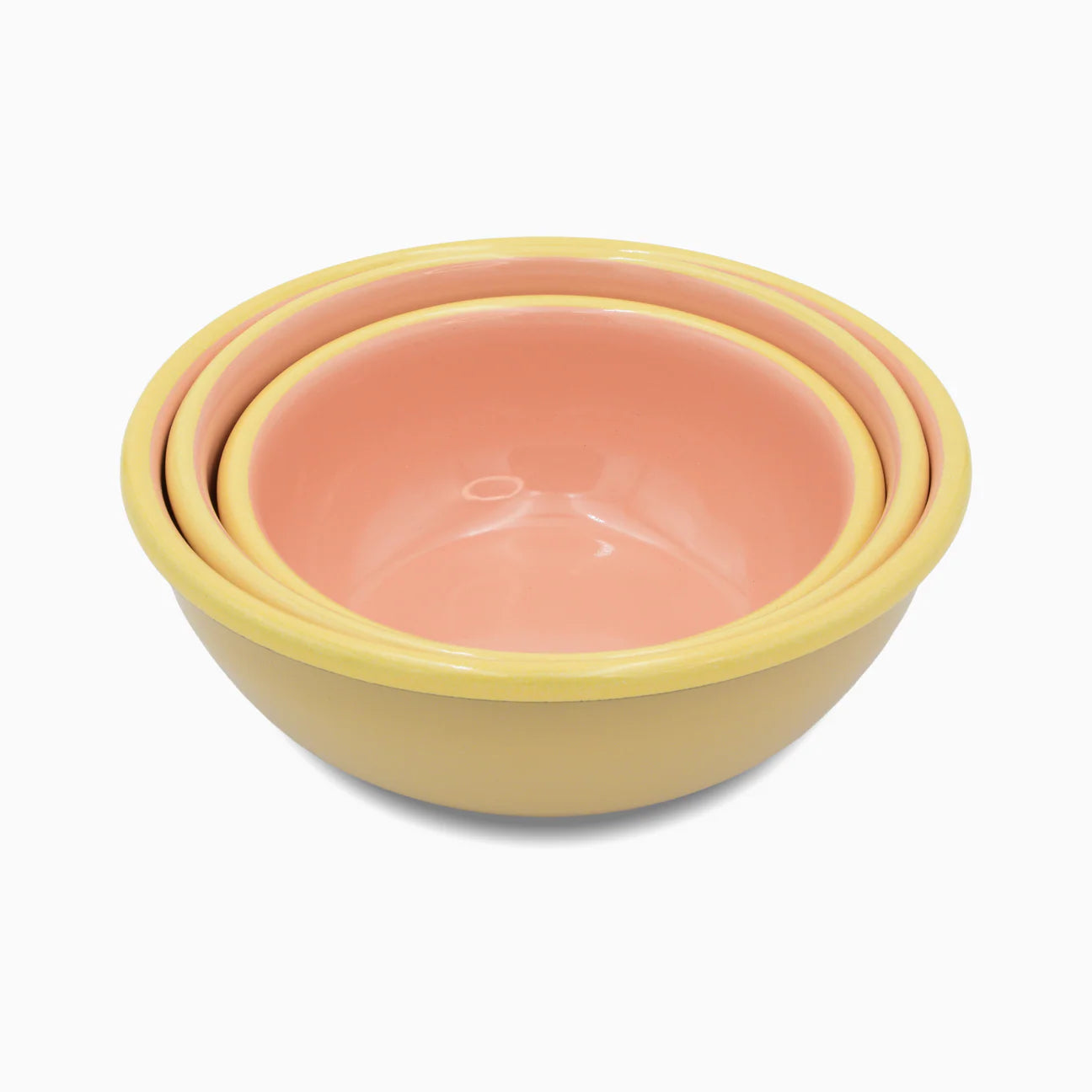 Vintage Colorway Enamel Bowls - Melon