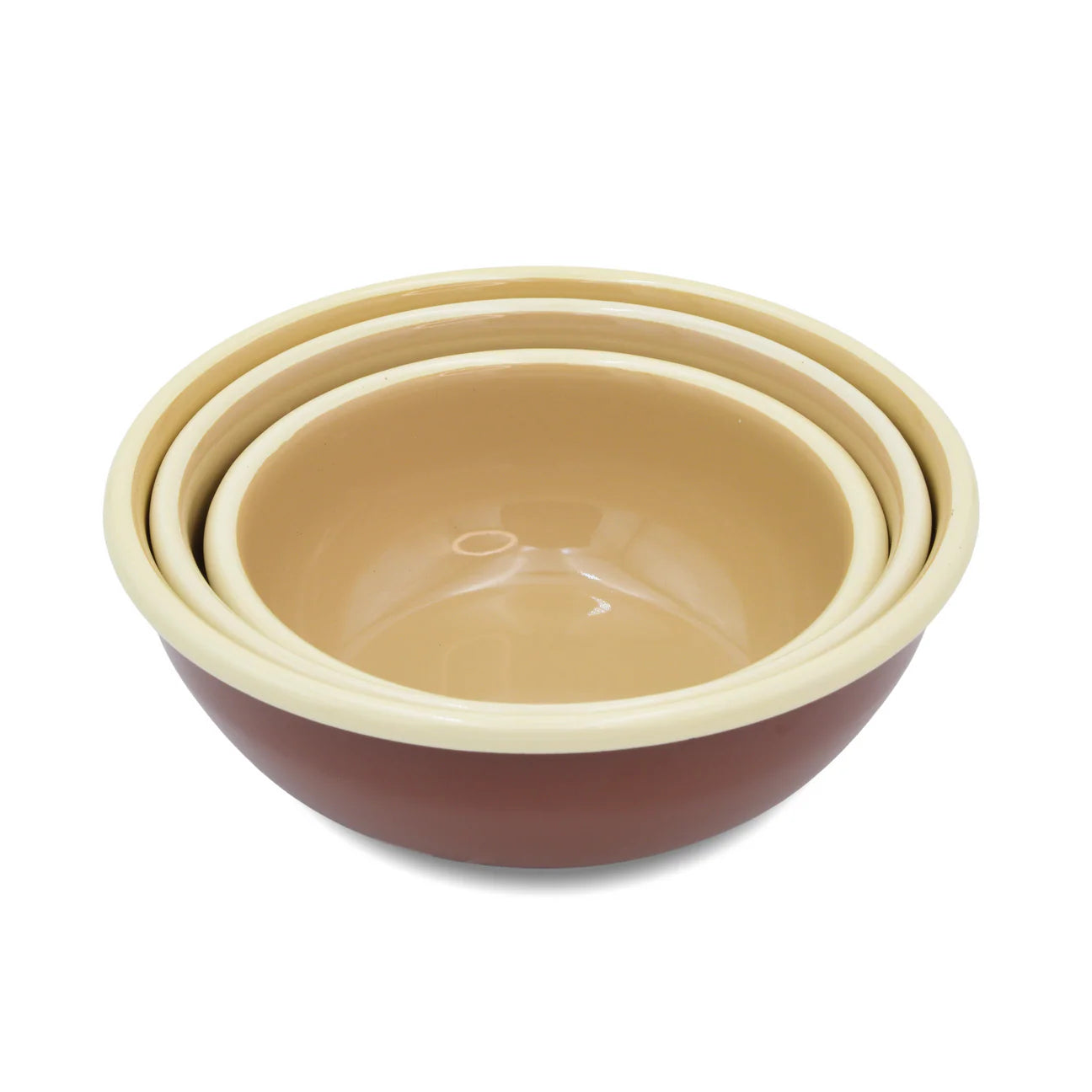 Vintage Colorway Enamel Bowls - Chestnut