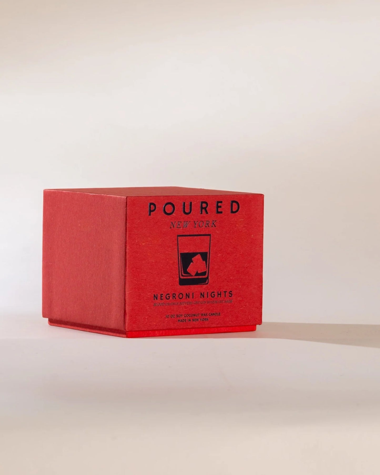 Negroni Nights Candle by Poured NY