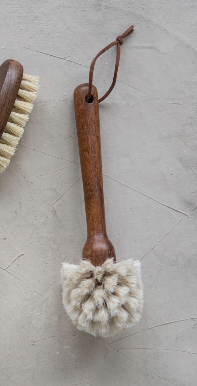 Beech Wood & Horse Hair Dish Brush