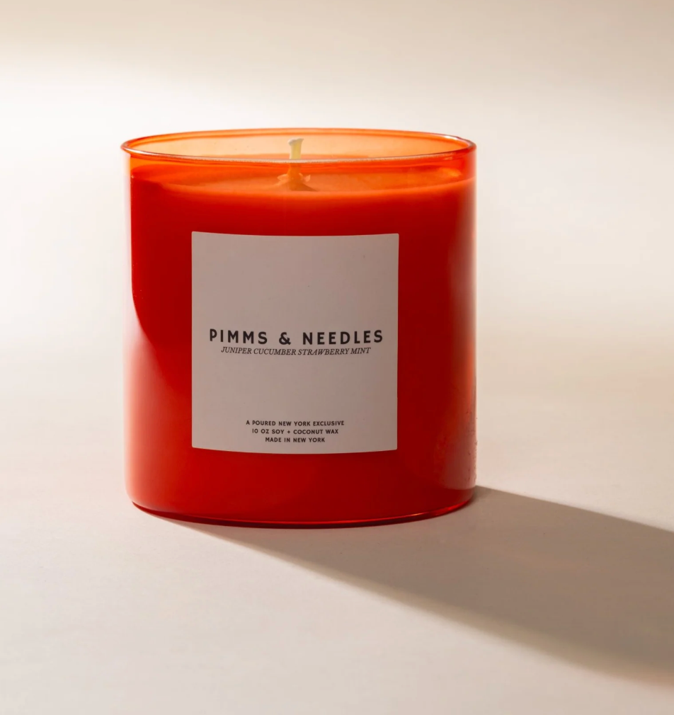 Pimms & Needles Candle by Poured NY