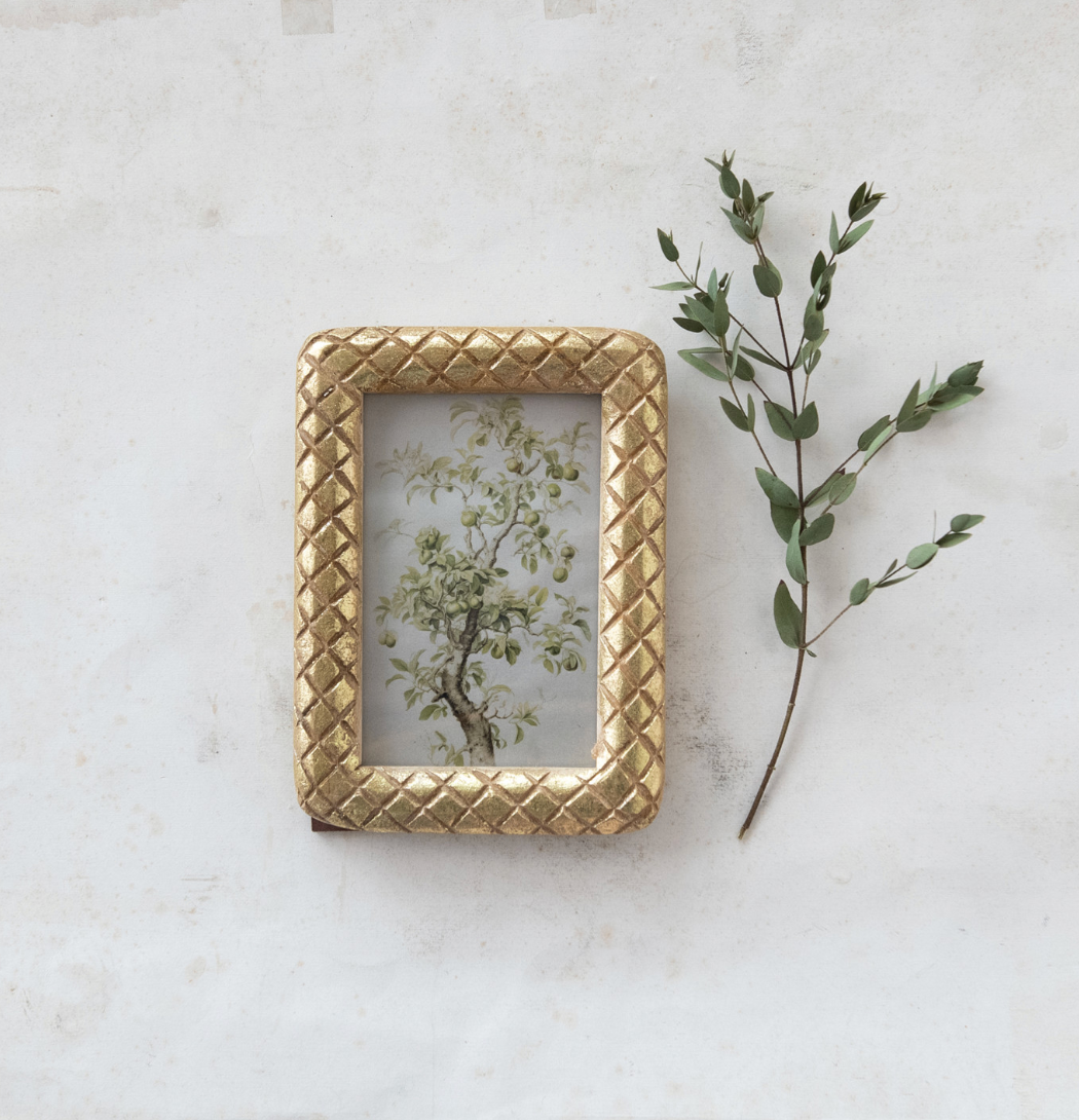 Gold Foil Photo Frame