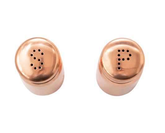 Copper Salt & Pepper Shakers - Set of 2