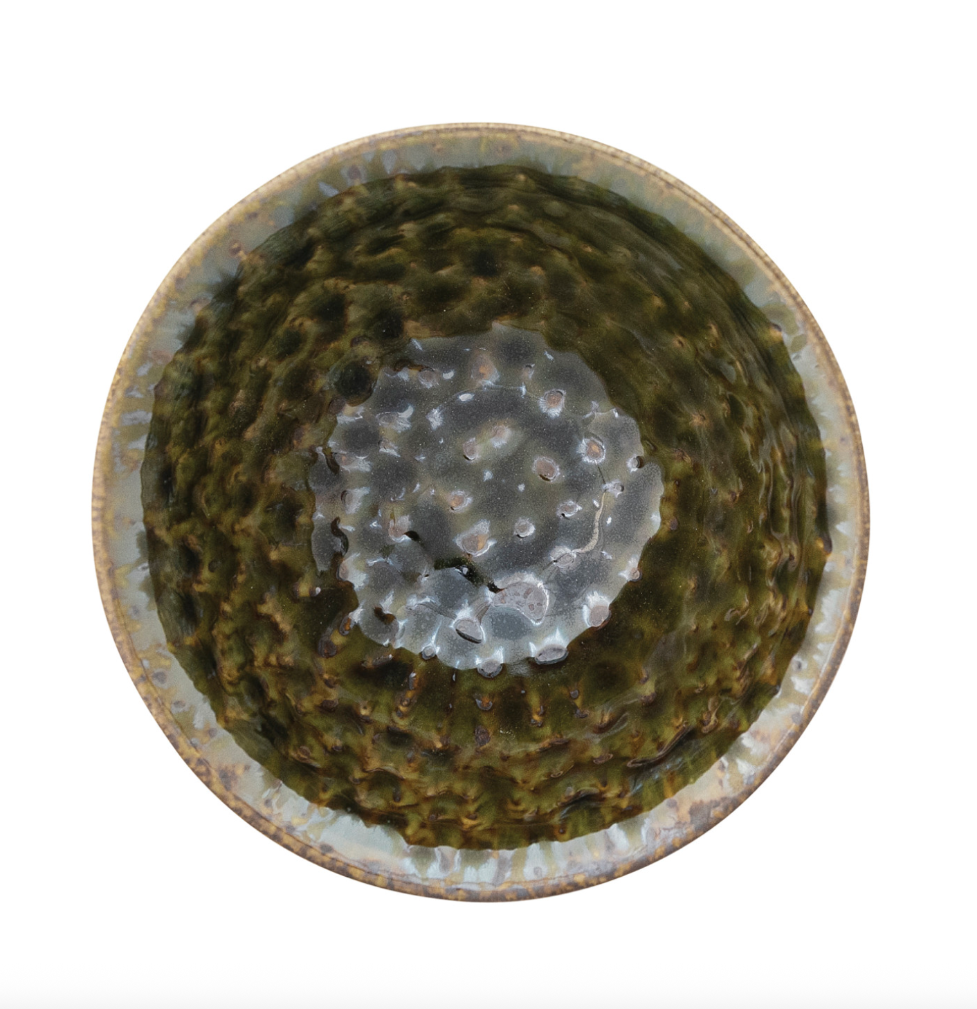 Dimpled Stoneware Bowl