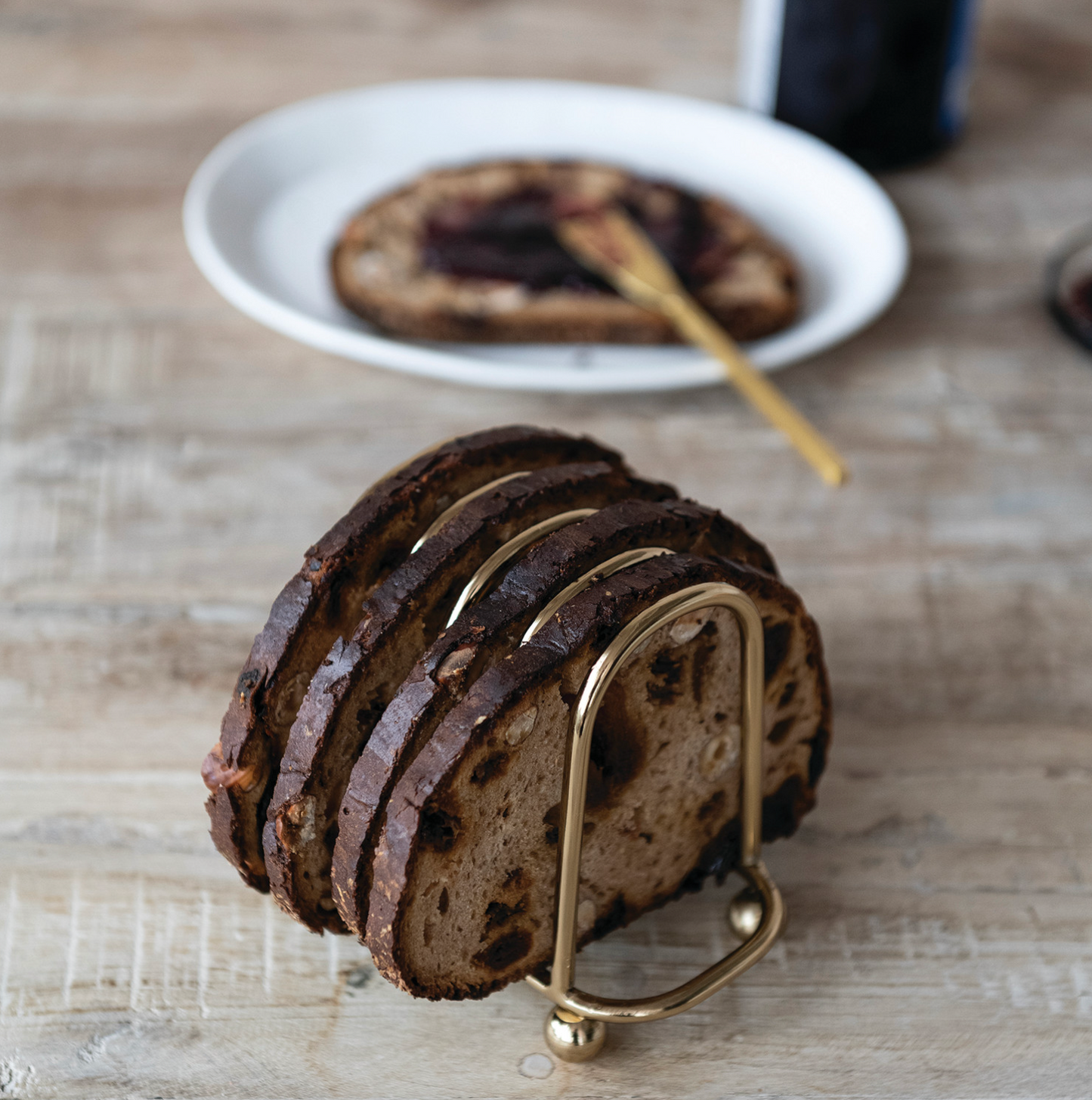 Gold Toast Rack