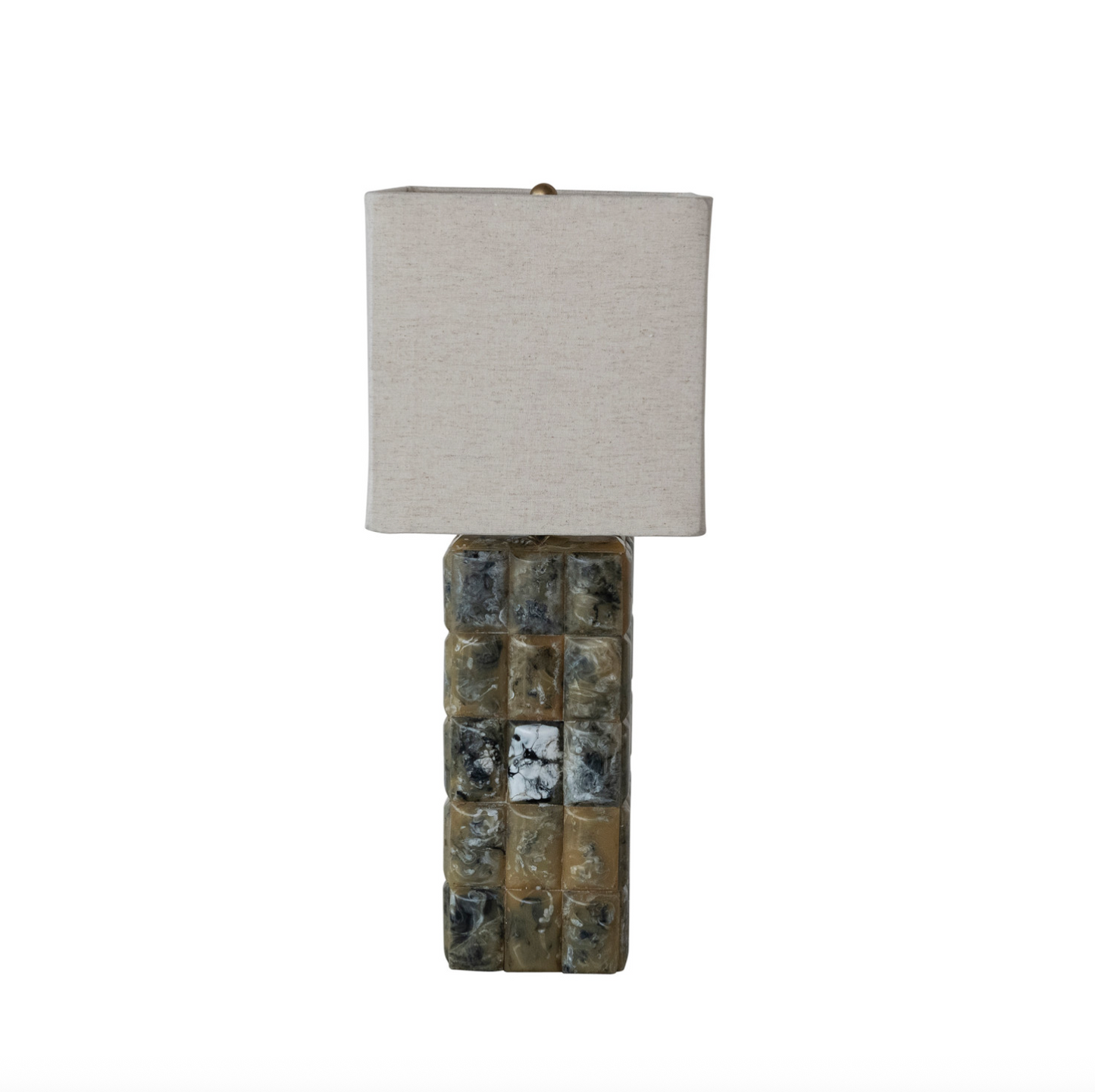 Resin Tile Lamp