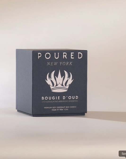 Bougie D'Oud Candle by Poured NY