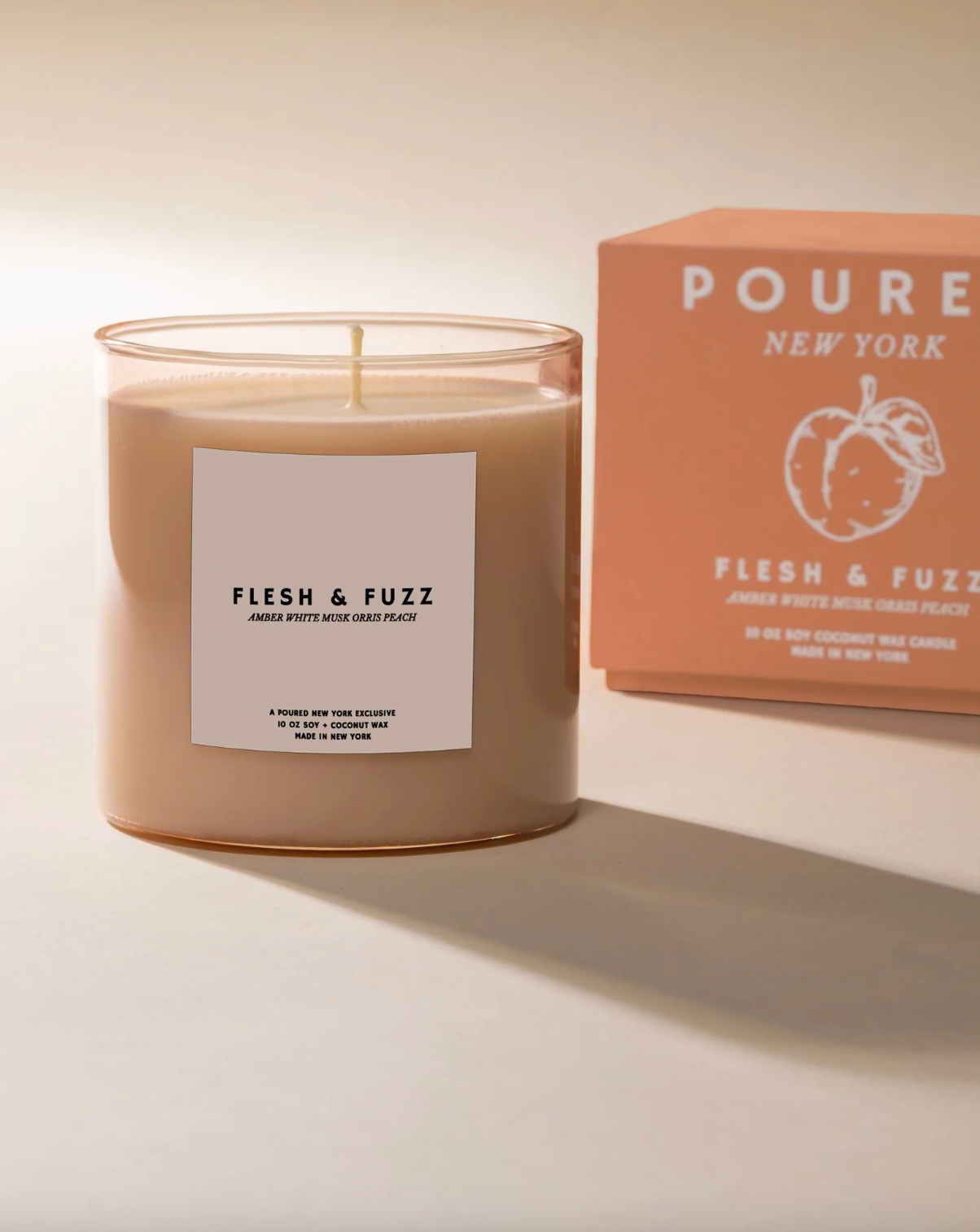 Flesh & Fuzz Candle by Poured NY
